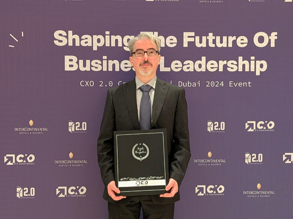 Simone Dongu being awarded in Business Leadership Excellence at the CXO 2.0 Conference in Dubai, 2024 Simone Dongu being awarded in Business Leadership Excellence at the CXO 2.0 Conference in Dubai, 2024